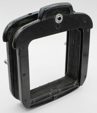 Unknown Fit - Linhof Camera Plastic Frame & 4.  5 " Square Bellows - As - Is