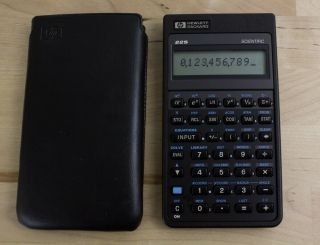 Vintage Hp 22s Scientific Calculator With Case Hewlett - Packard 1987
