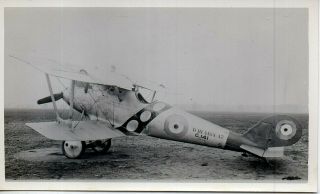 63451 Vintage Wwi Airplane Photo 1917 Germany Pfalz D - Iii Fighter In Rfc Colours