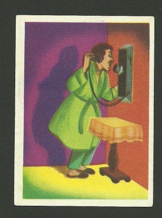 Lady And The Tramp Vintage 1950s Belgium Walt Disney Card 44