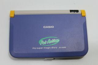 Casio My Magic Pet Diary Jd - 6600 1996 Pet Action Vintage Organizer