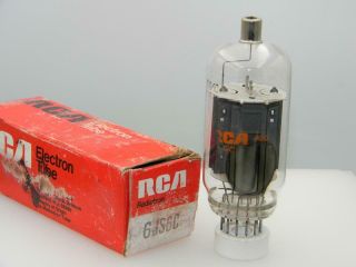 Rca 6js6c Test Nos 100 Grey Plate Dual Side " O " Getter Serious Tubes J960