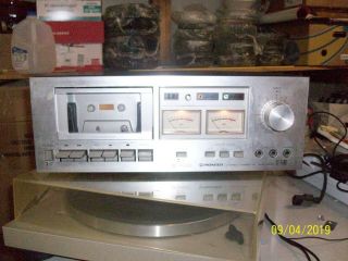 Vintage Pioneer Ct - F500 Stereo Cassette Tape Deck