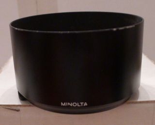 Minolta Maxxum Af A 70 - 210mm F4.  0 Lens Hood Made In Japan