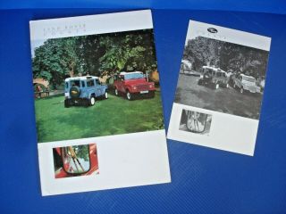 Vintage Year 1989 Land Rover 90 / 110 Diesel & Petrol,  V8_brochure & Price List