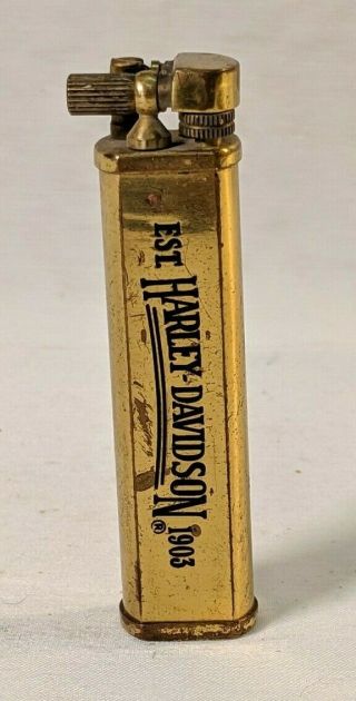 Vintage Harley Davidson Lighter | Est 1903 | Casablanca Brass Lighter | Display?