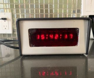 Vintage Mits Dc - 6 Clock Led Dot Matrix Rare Micro Instrumentation 1970s
