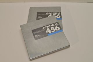 Two Ampex 456 Grand Master Nos 1/4” X 1200 
