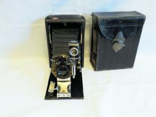 Vintage Eastman Kodak Premo Film Camera No.  1 With Outer Leather Case