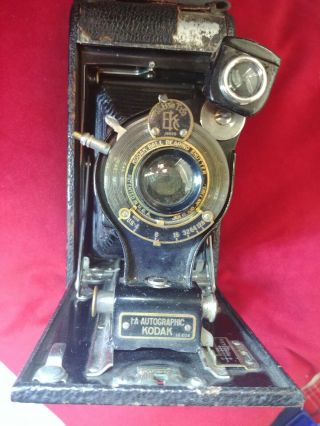 Antique Kodak No.  1a Autographic Junior Folding Bellows Film Camera