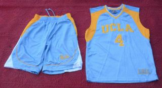 Vintage Colosseum Ncaa Ucla Bruins Basketball Jersey 4 Size M With Shorts.