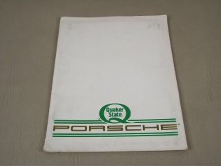 1989 Porsche Quaker State Press Kit Teo Fabi Cart