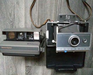 Vintage Polaroid Land Camera (with Film) & Polaroid Spectra - Instant Cameras