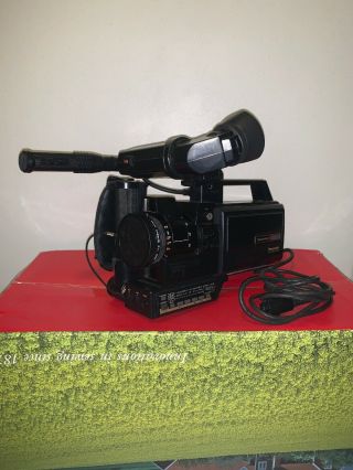 Vintage 1983 7 Lux Panasonic Color Video Camera Pk - 957.  Newvicon Omnipro.