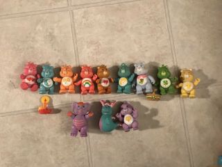 Vintage Care Bear And Wuzzles Figurines