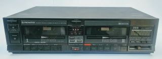 Vintage Pioneer Ct - S77w Stereo Double Cassette Tape Deck R1