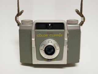 Vintage Ansco Color Clipper With Strap - Gray
