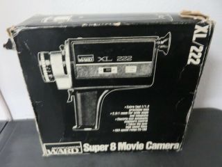 Vintage Montgomery Ward 8 Camera Camcorder Model Xl 222 Box Handheld Prop