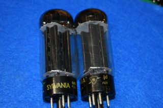 5u4gb Sylvania Nos Nib Tall Bottles Radio Receiver Rectifier Vacuum Tubes