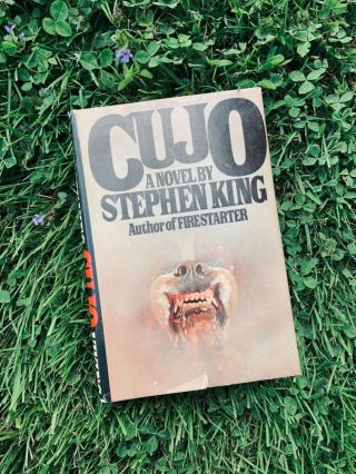 Cujo By Stephen King (1981,  Hardcover) Vintage Book