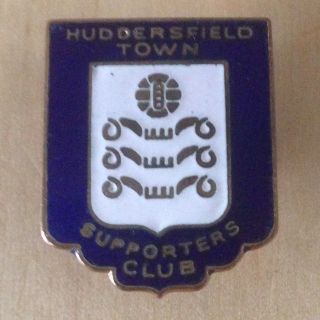 Vintage Huddersfield Town Football Supporters Club Badge