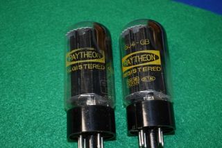 5u4gb Raytheon Audio Receiver Guitar Amplifier Rectifier Vacuum Tubes