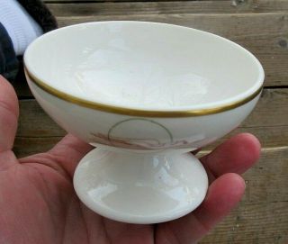 Vintage Union Pacific Railroad Winged Streamliner China Custard Or Fruit Bowl