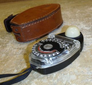 Norwood Director Model B - Exposure Meter w Leather Case S&H a1 2