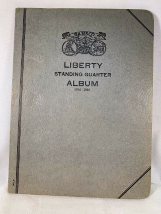 Vintage Dansco Liberty Standing Album 1916 - 1930 Copyright 1941