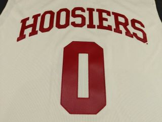 Adidas Mens 2014 Indiana Hoosiers March Madness Sewn Basketball Jersey L Cream 2