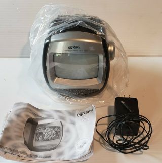 2003 Gpx 5 " Portable Black/white Tv.  Am/fm Radio.  3 Way Power.  Pre - Owned.