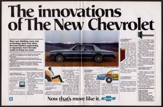 1977 Chevrolet Caprice Classic Sedan Vintage Centerfold Print Ad Black