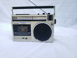 Vintage Panasonic Rx - 1460 Boom Box Radio Cassette Recorder