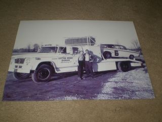 1964 6 David Pearson & Cotton Owens " Dodge " Nascar Grand National Racing Photo