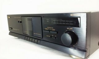 Vtg Teac V - 375 stereo cassette tape deck player recorder 2