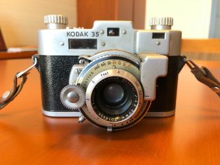 Kodak 35 Rf Rangefinder Camera W/ 50mm 3.  5 Anastigmat Special Lens.