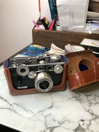 Vintage Argus C3 35mm Camera With Leather Case -