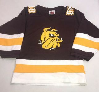 Youth Umd Minnesota Duluth Bulldogs K1 Hockey Jersey Size Ym Medium