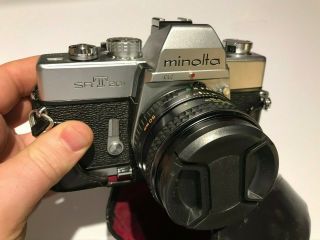 Minolta Srt 201 With Md Rokkor - X 50mm F/1.  7 Lens