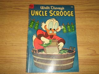 Vintage Comic Book Jul - Aug 1954 No.  6 Walt Disney Uncle Scrooge