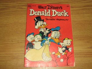 Vintage Comic Book March - April 1952 No.  379 Walt Disney Donald Duck