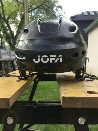 Vintage Jofa 690 M Hockey Helmet 53 - 58cm; 6 5/8 - 7 ¼” Black