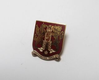 Northampton Town Fc - Vintage Enamel Crest Badge.