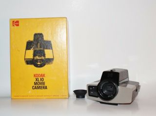Vintage Kodak Xl 33 Movie Camera With Brochure Box For Parts/repair