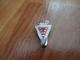 Classic Vintage Real Murcia Spain Emblem Crest Football Buttonhole Pin Badge