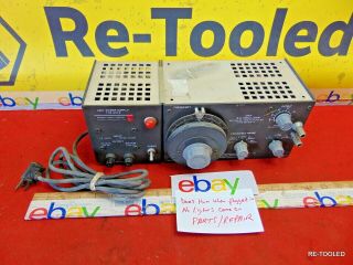 Military General Radio Company R - C Oscillator Type 1210 - C & Power Supply 1203 - B