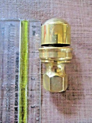 Vintage Lunkenheimer ??? Brass Steam Whistle,  2 1/4 "