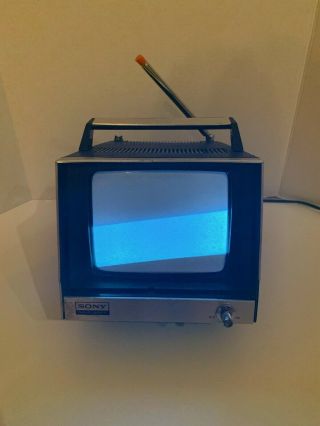 Sony Tv - 720u Vintage Portable Black And White 1960 