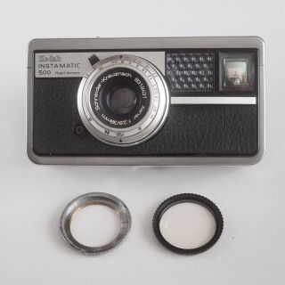 Kodak Instamatic 500 - Schneider - Kreuznach Xenar 38mm F/ 2,  8 W Case,  Uv - Filter