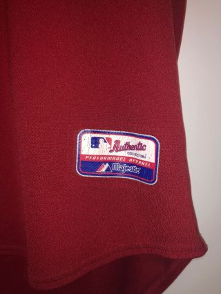 Houston Astros Authentic BP Majestic Jersey Size XL Vintage Old Logo 3